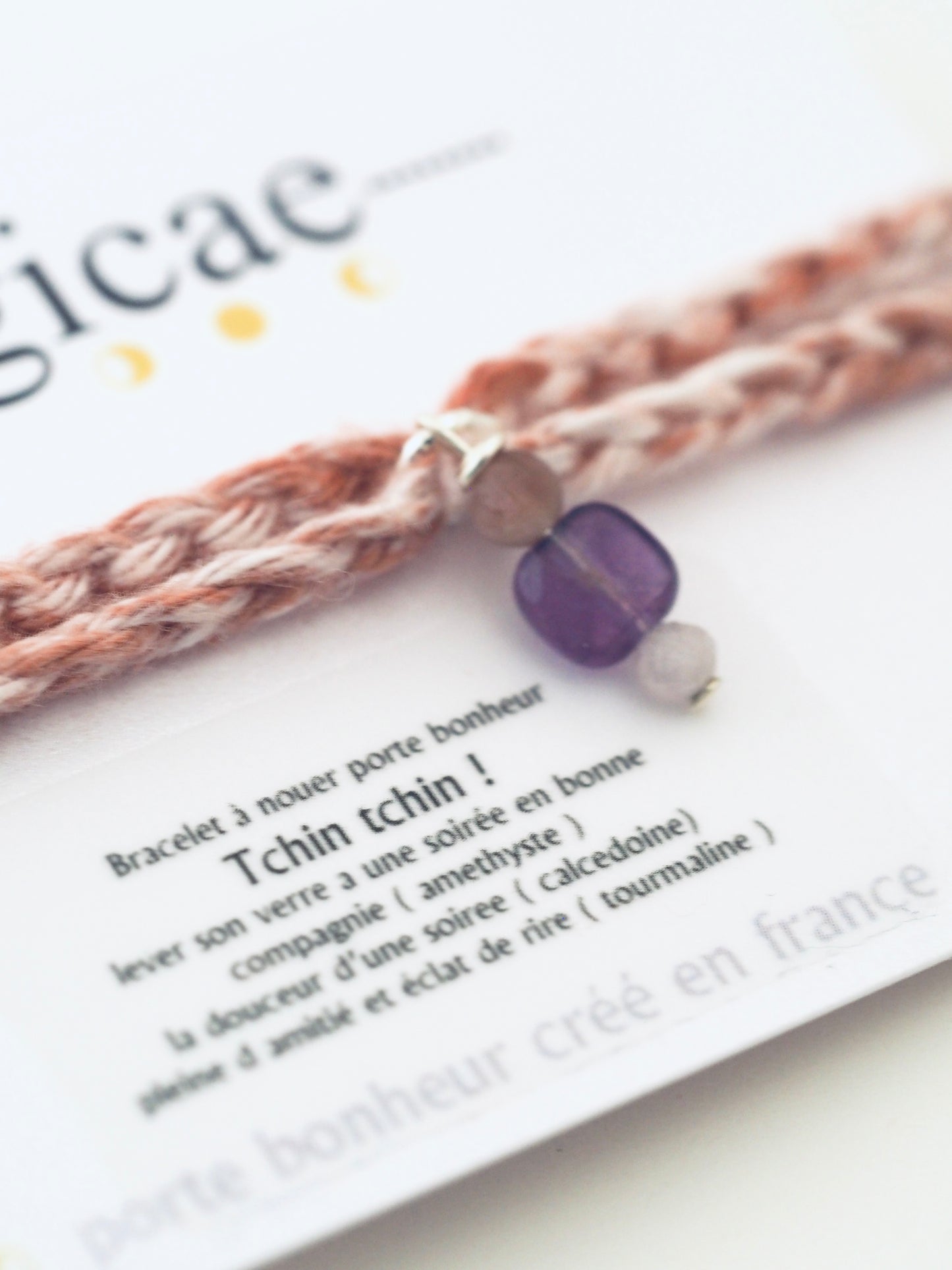 Bracelet porte bonheur a nouer TCHIN TCHIN !