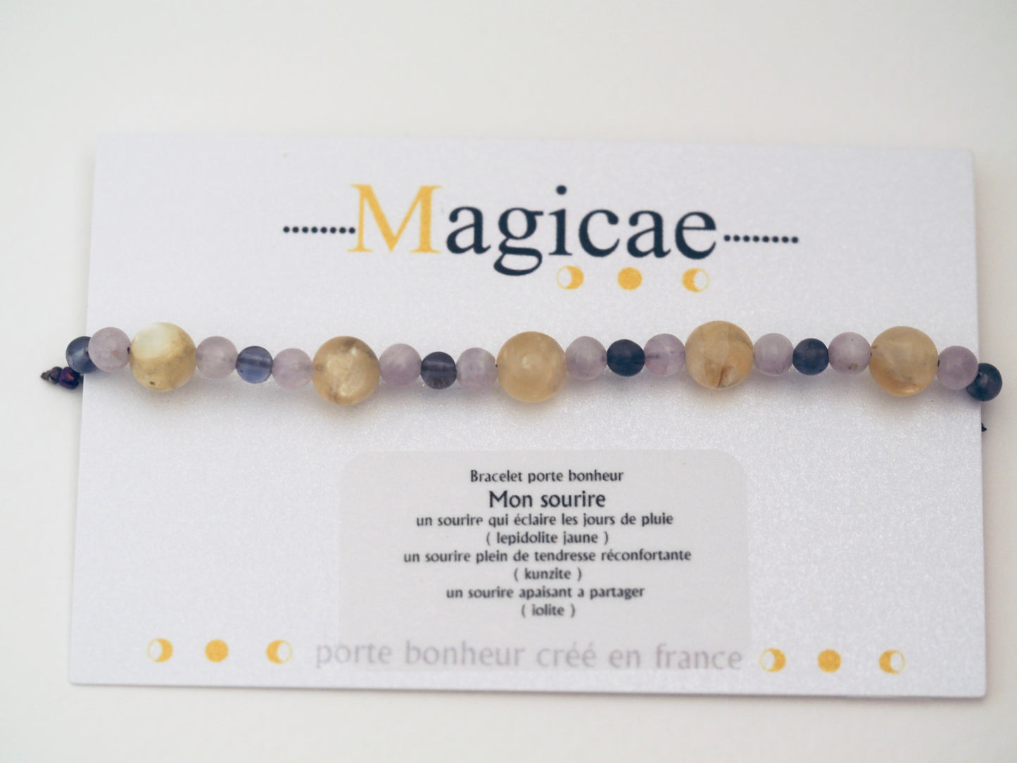 bracelet porte bonheur MON SOURIRE