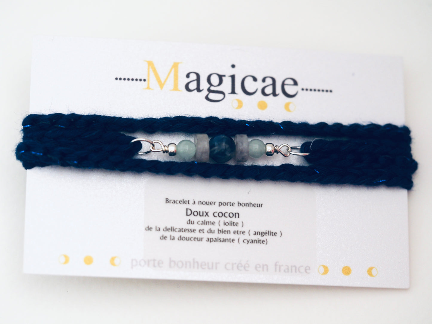 Bracelet porte bonheur a nouer 4 Tours DOUX COCON