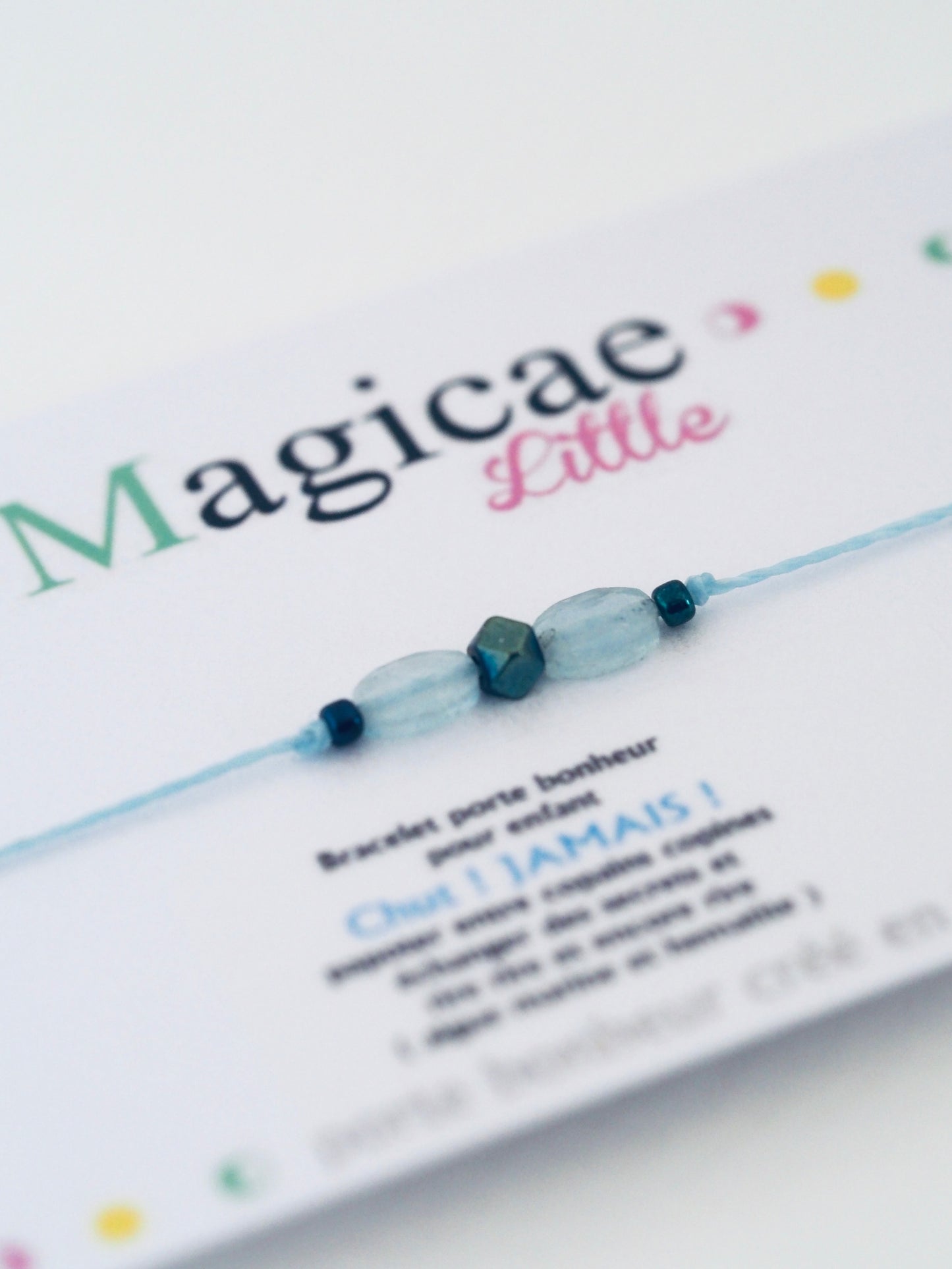 Bracelet enfant Chut ! JAMAIS ! - Magicae