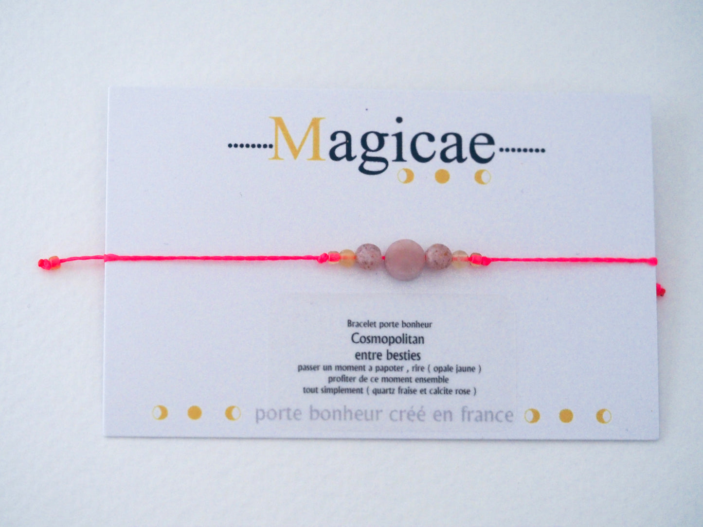 bracelet porte bonheur Cosmopolitan entre besties - Magicae
