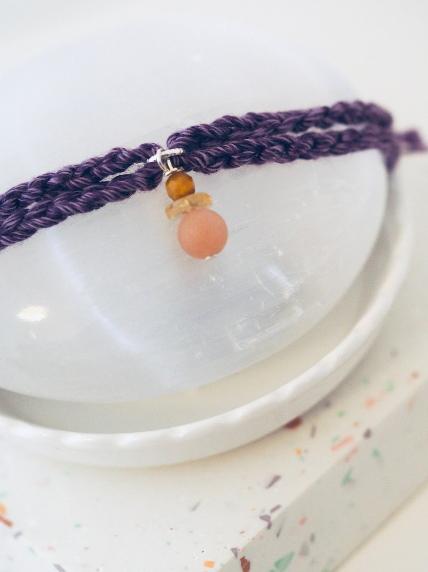 Bracelet porte bonheur a nouer SMILE
