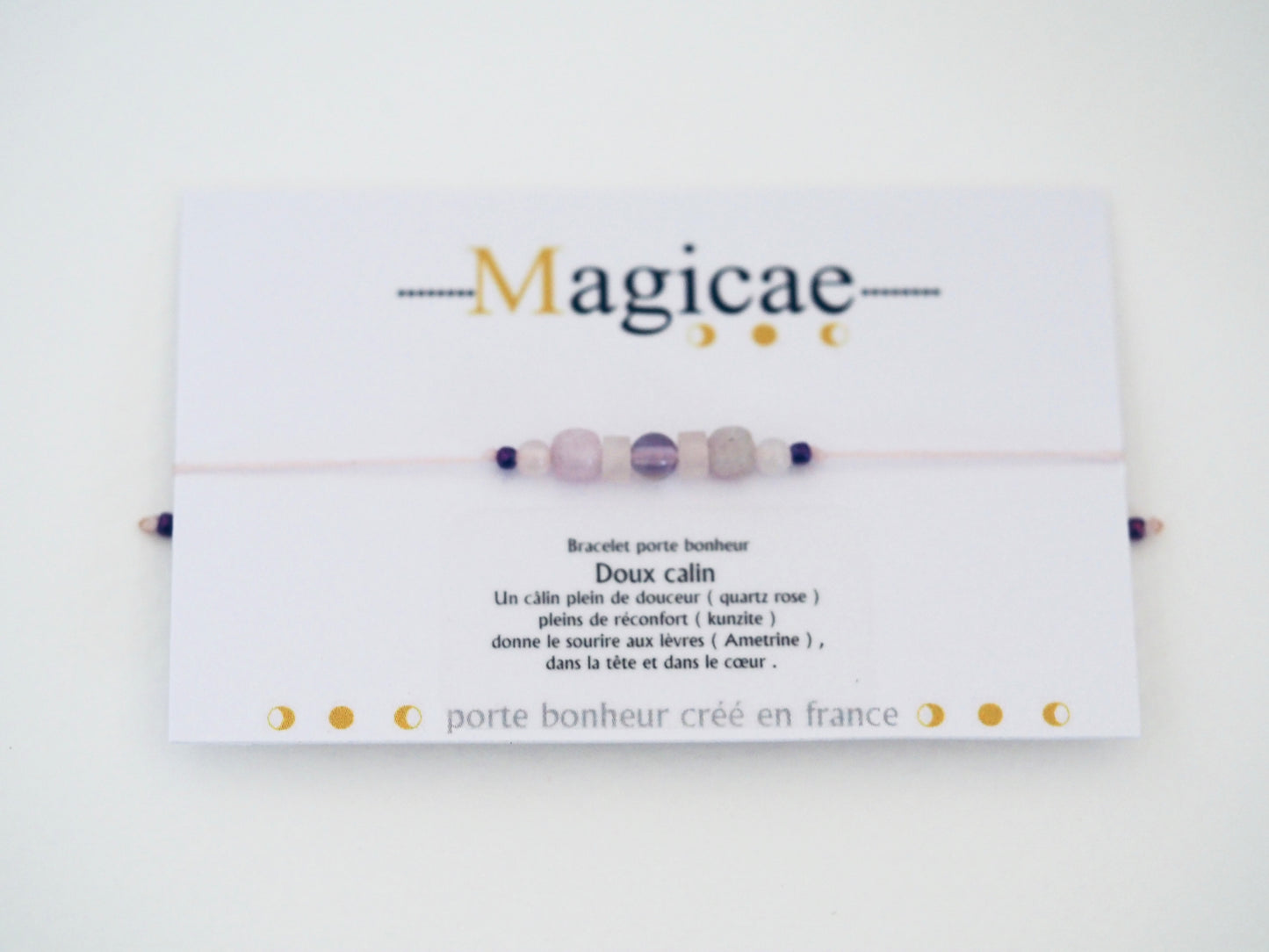 Bracelet porte bonheur Doux câlin - Magicae