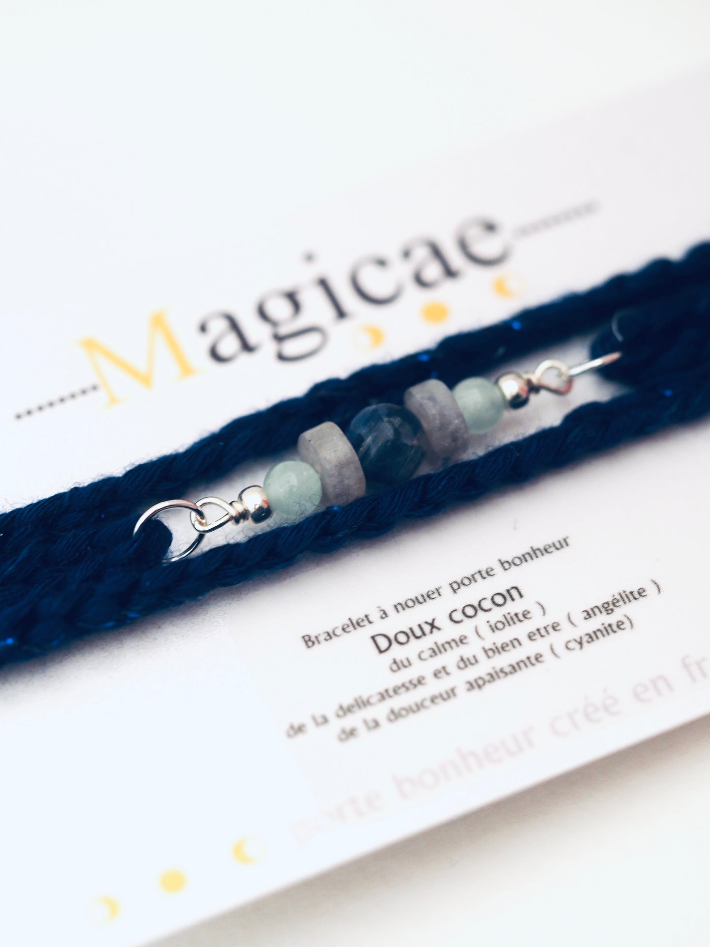 Bracelet porte bonheur a nouer 4 Tours DOUX COCON