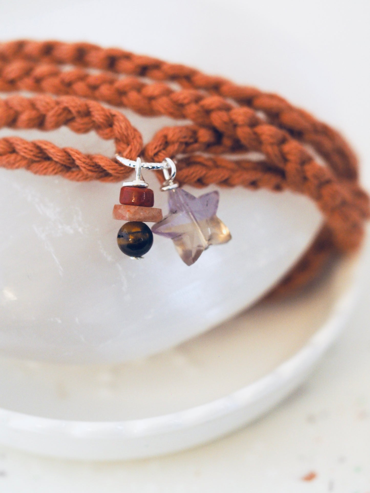 Bracelet porte bonheur a nouer 4 Tours DREAM & GO - Magicae