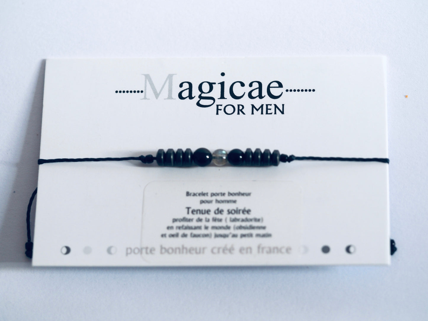 Bracelet porte bonheur HOMME : TENUE DE SOIREE - Magicae