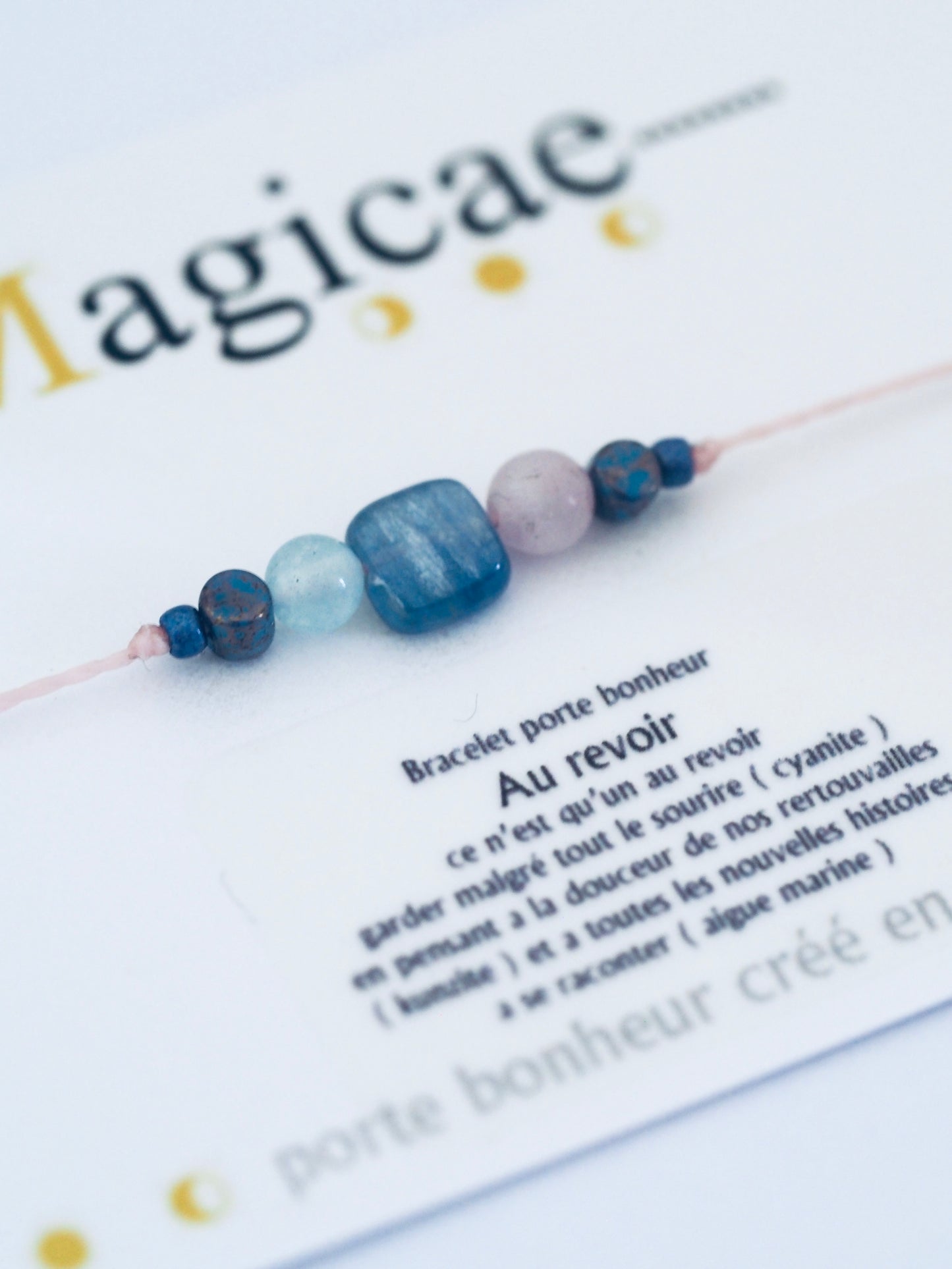 Bracelet porte bonheur au revoir - Magicae