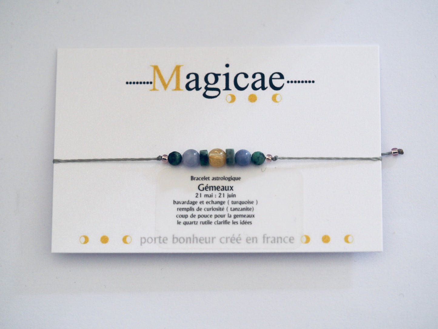 Bracelet astrologique gémeaux - Magicae