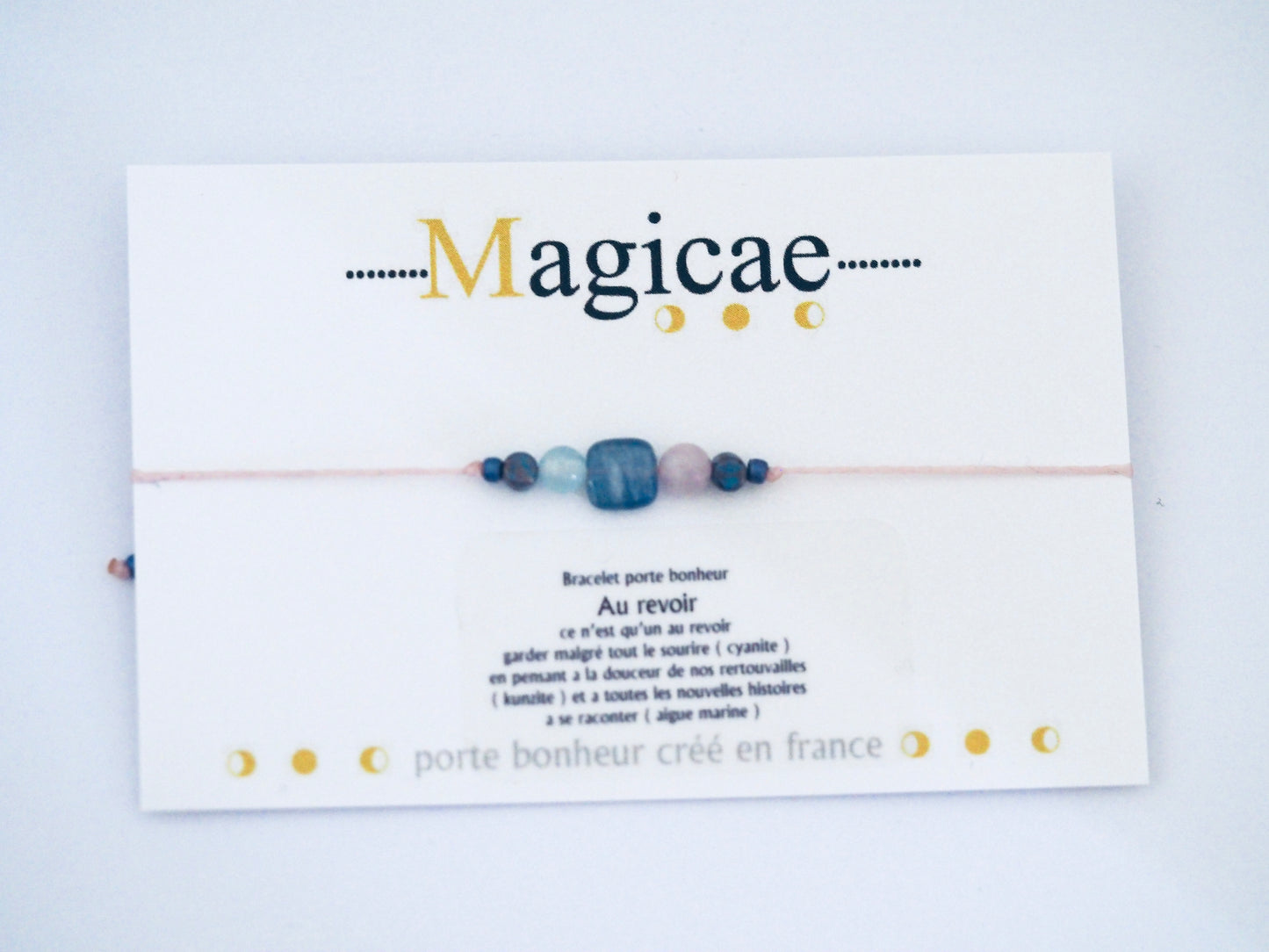 Bracelet porte bonheur au revoir - Magicae