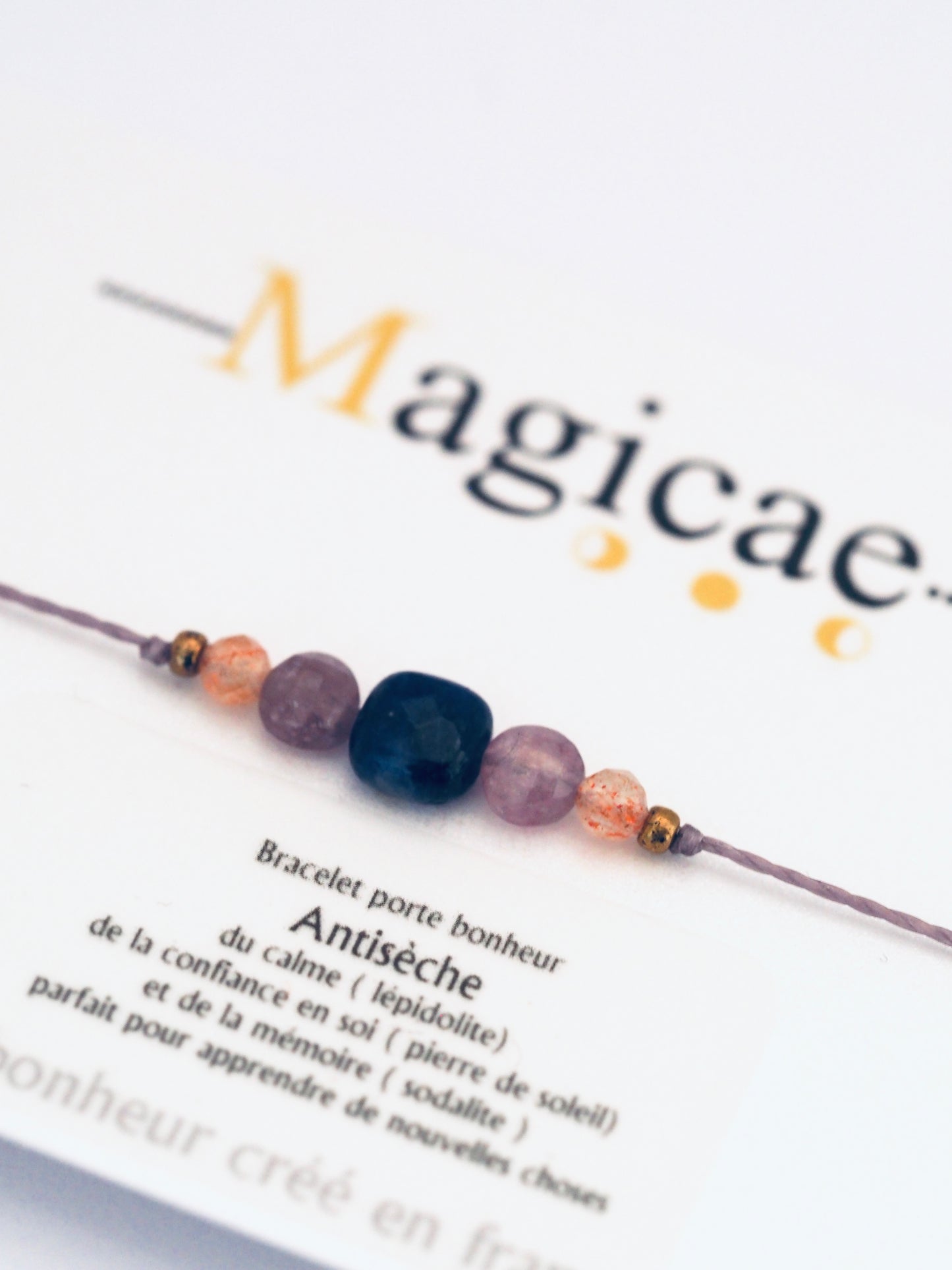 Bracelet porte-bonheur antisèche - Magicae