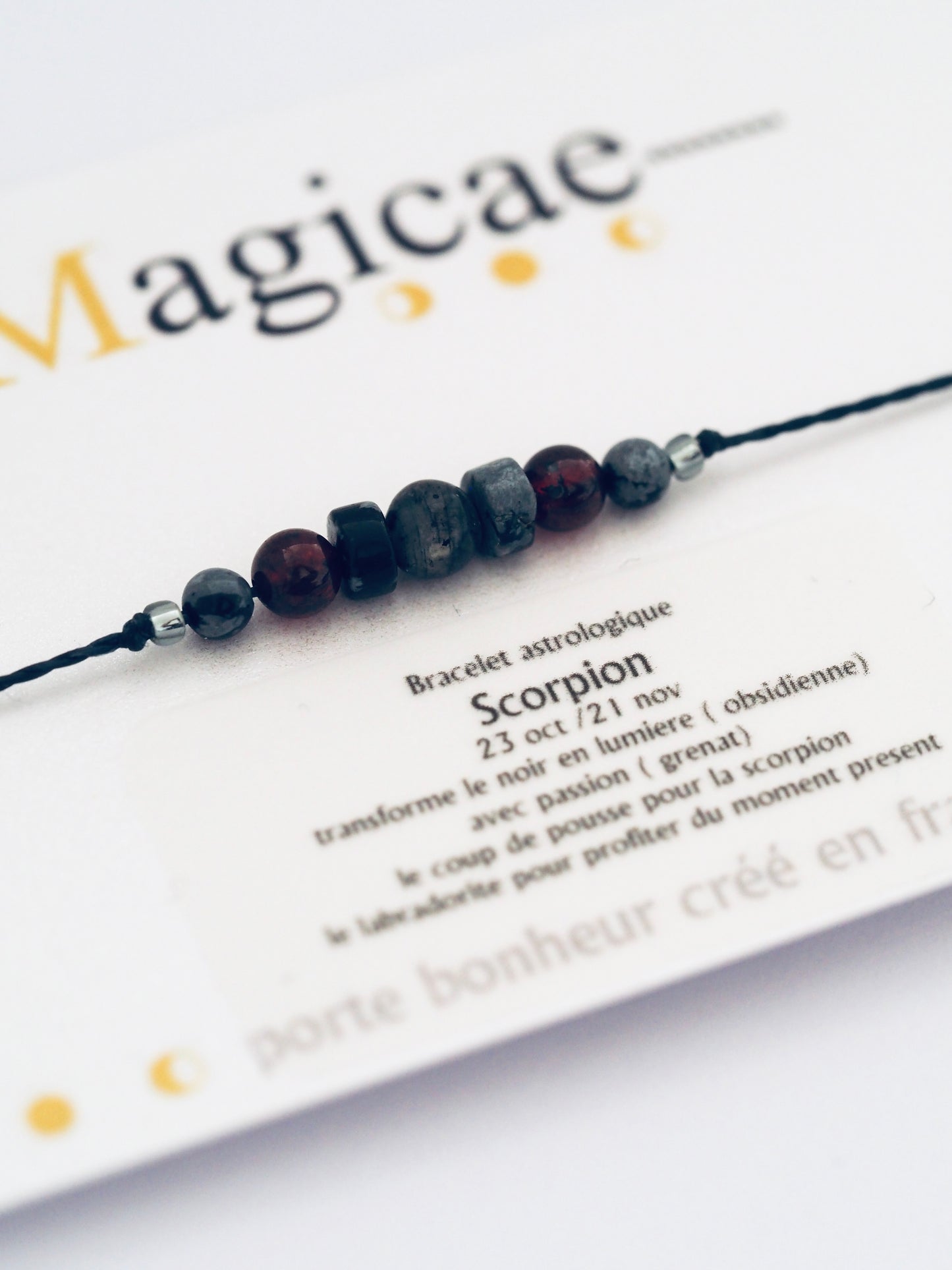 Bracelet astrologique scorpion - Magicae