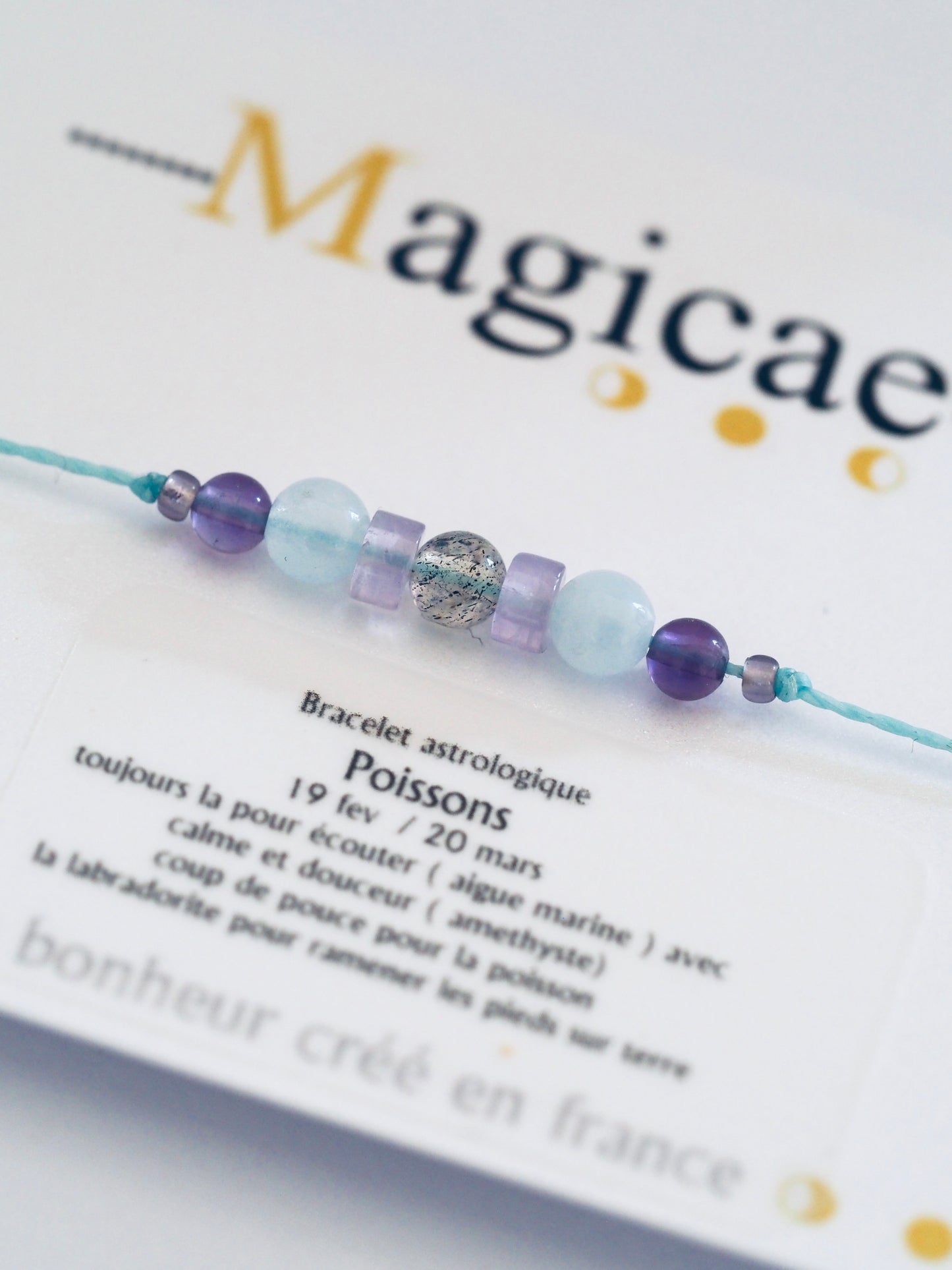 Bracelet astrologique poissons - Magicae