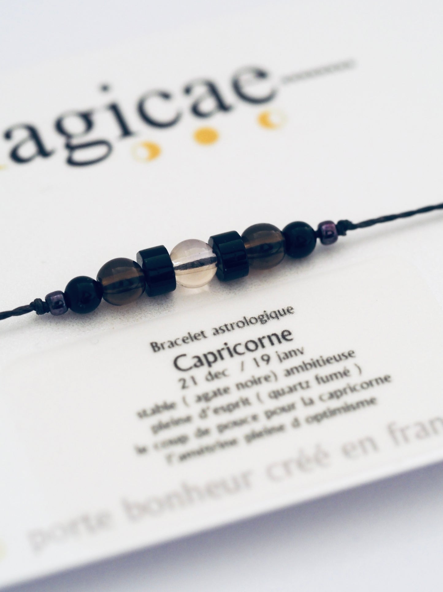 Bracelet astrologique capricorne - Magicae