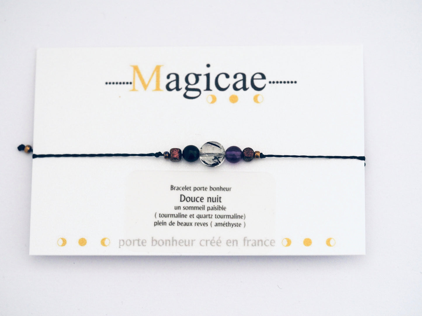 Bracelet porte bonheur douce nuit - Magicae