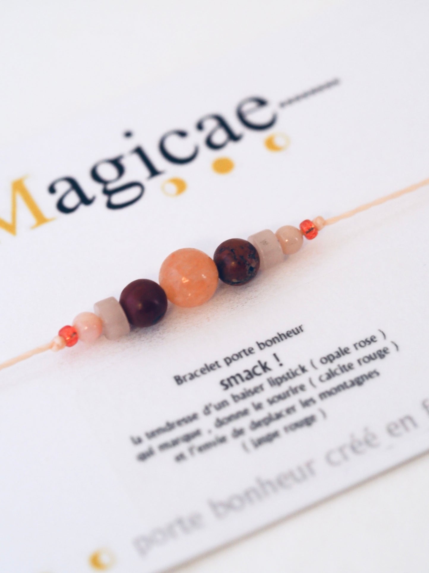 Bracelet porte bonheur SMACK ! - Magicae