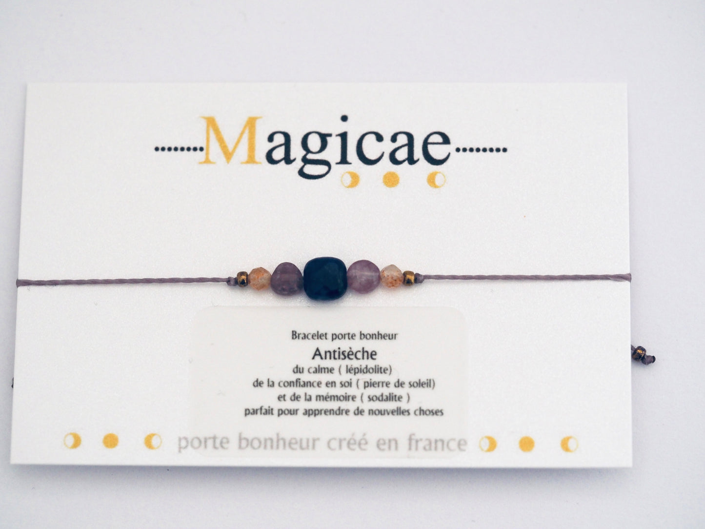 Bracelet porte-bonheur antisèche - Magicae