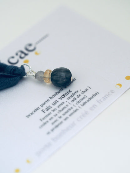 Bracelet porte bonheur a nouer fais un vœu - Magicae