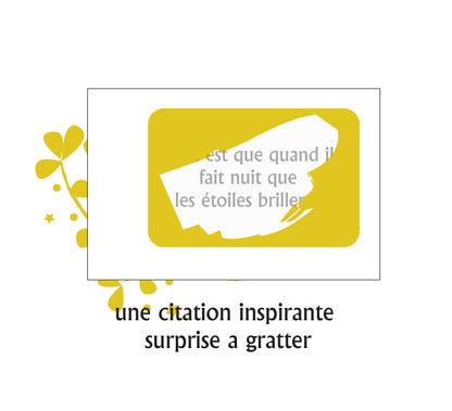 Bracelet porte bonheur glow up Your mind BOULE A FACETTE