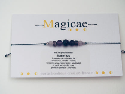 bracelet porte bonheur BONNE NUIT
