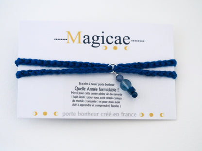 Bracelet porte bonheur a nouer Quelle année formidable ! - Magicae