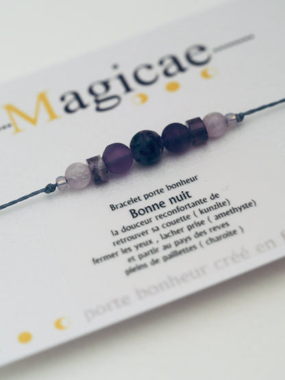 bracelet porte bonheur BONNE NUIT