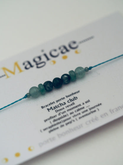 bracelet porte bonheur MATCHA CLUB