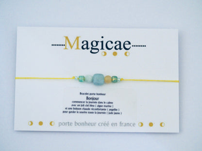 Bracelet porte bonheur Bonjour - Magicae