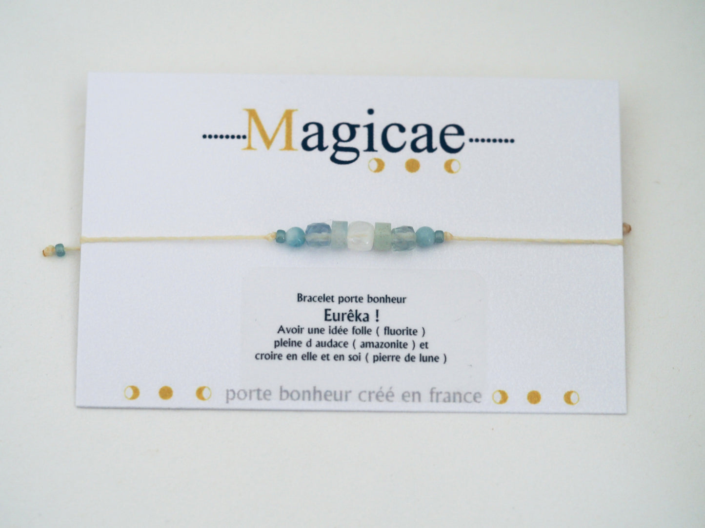 Bracelet porte bonheur EURÊKA ! - Magicae
