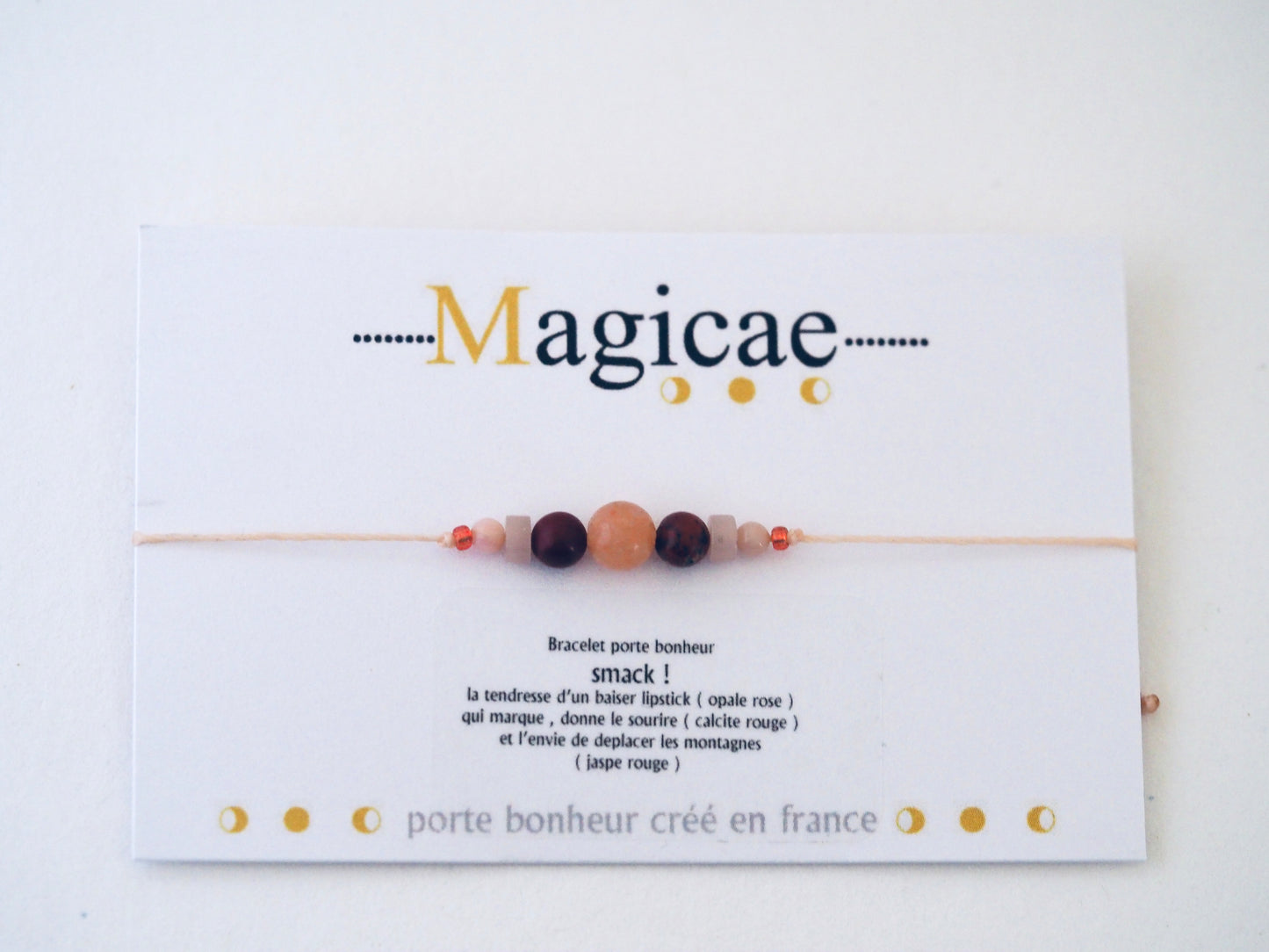 Bracelet porte bonheur SMACK ! - Magicae