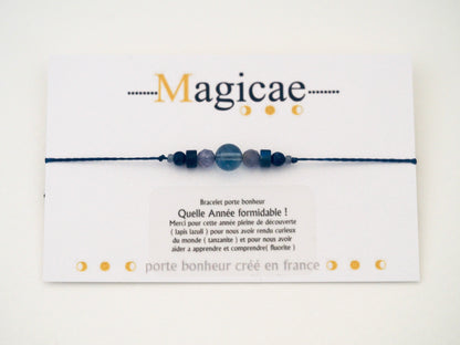 Bracelet porte bonheur QUELLE ANNÉE FORMIDABLE ! - Magicae