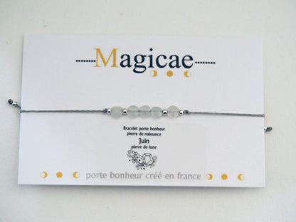 bracelet pierre de naissance JUIN - Magicae