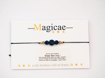 Bracelet porte bonheur happy new year - Magicae