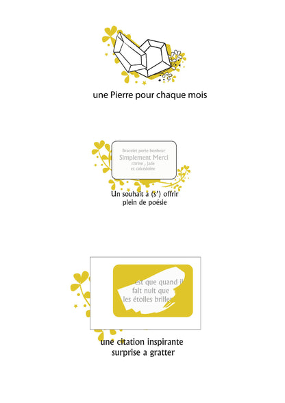 bracelet pierre de naissance MAI - Magicae