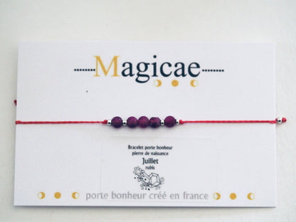 bracelet pierre de naissance JUILLET - Magicae