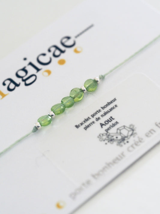 bracelet pierre de naissance AOUT - Magicae