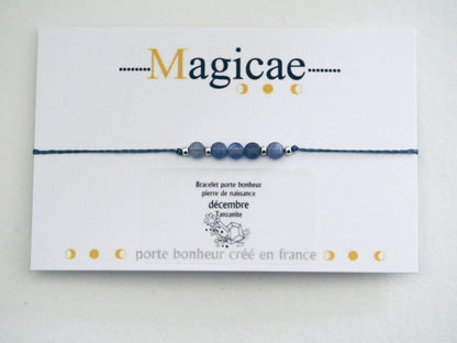 bracelet pierre de naissance DECEMBRE - Magicae