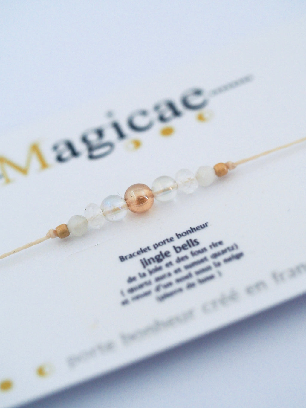 Bracelet porte bonheur jingle bells - Magicae
