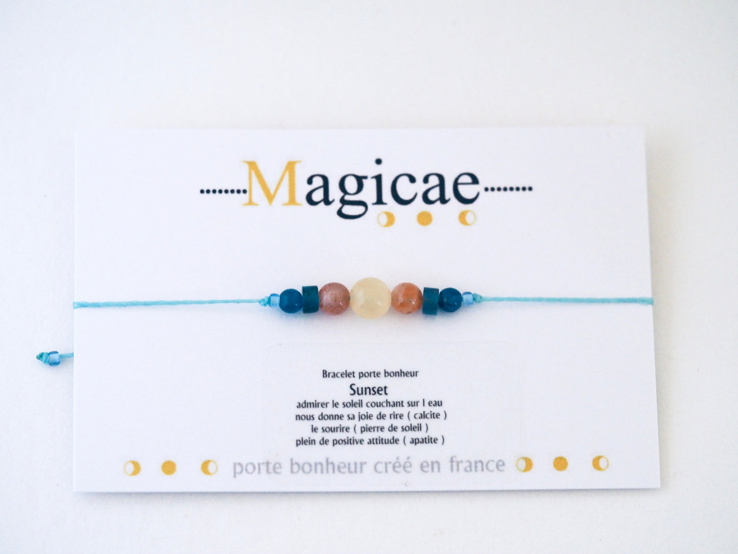 Bracelet porte bonheur SUNSET - Magicae