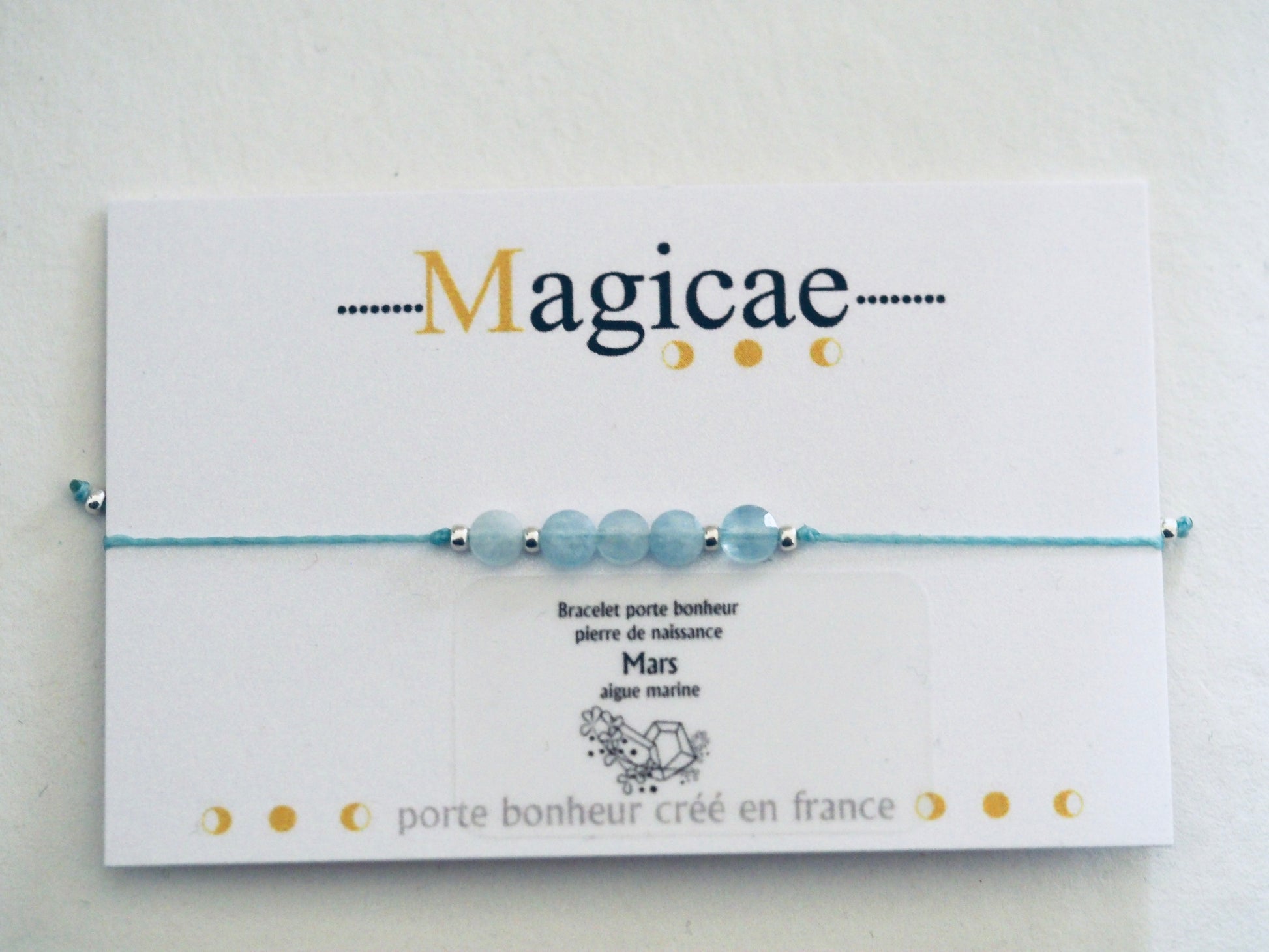 bracelet pierre de naissance MARS - Magicae