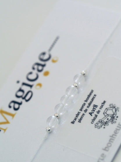 bracelet pierre de naissance AVRIL - Magicae