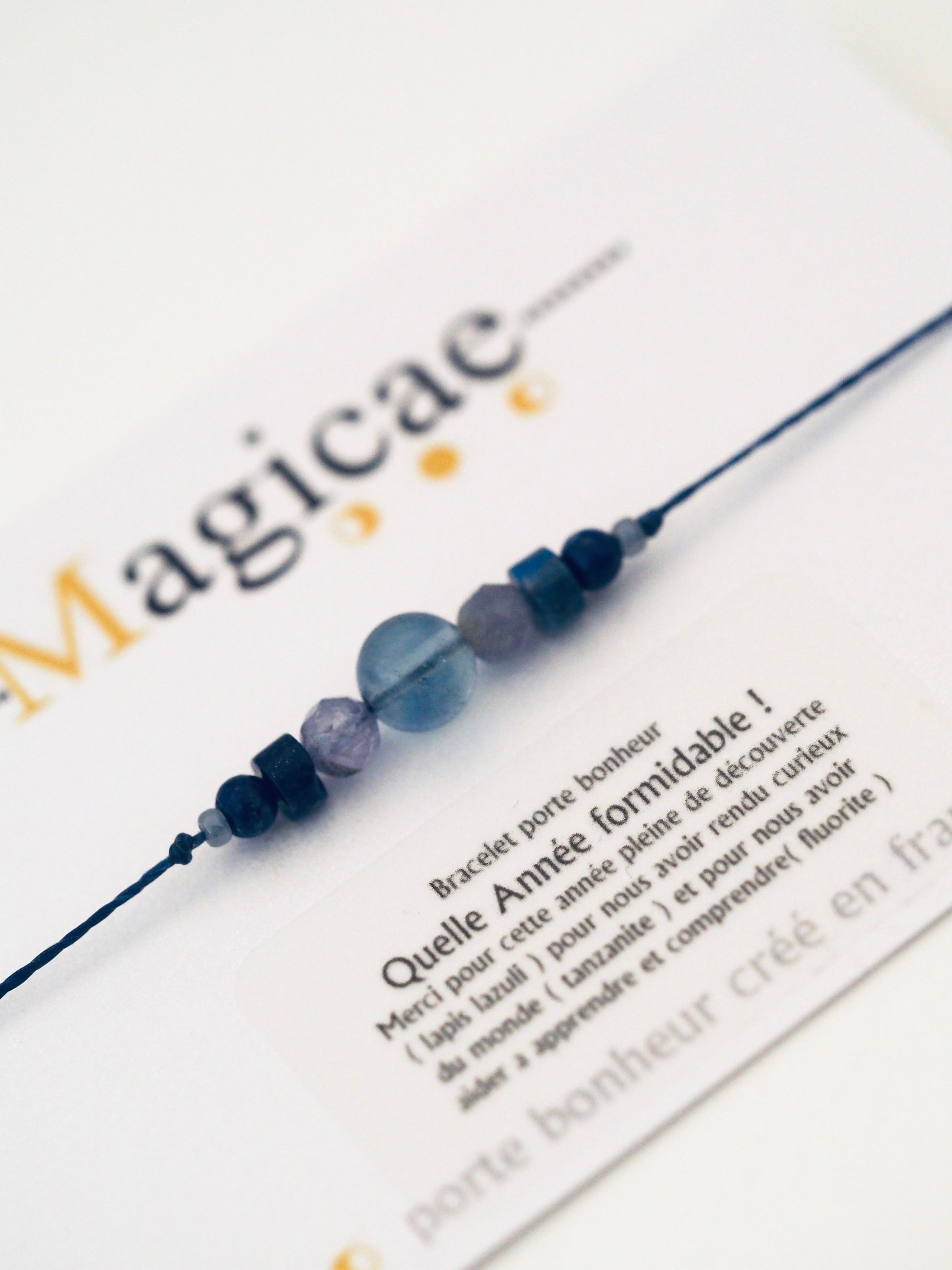 Bracelet porte bonheur QUELLE ANNÉE FORMIDABLE ! - Magicae