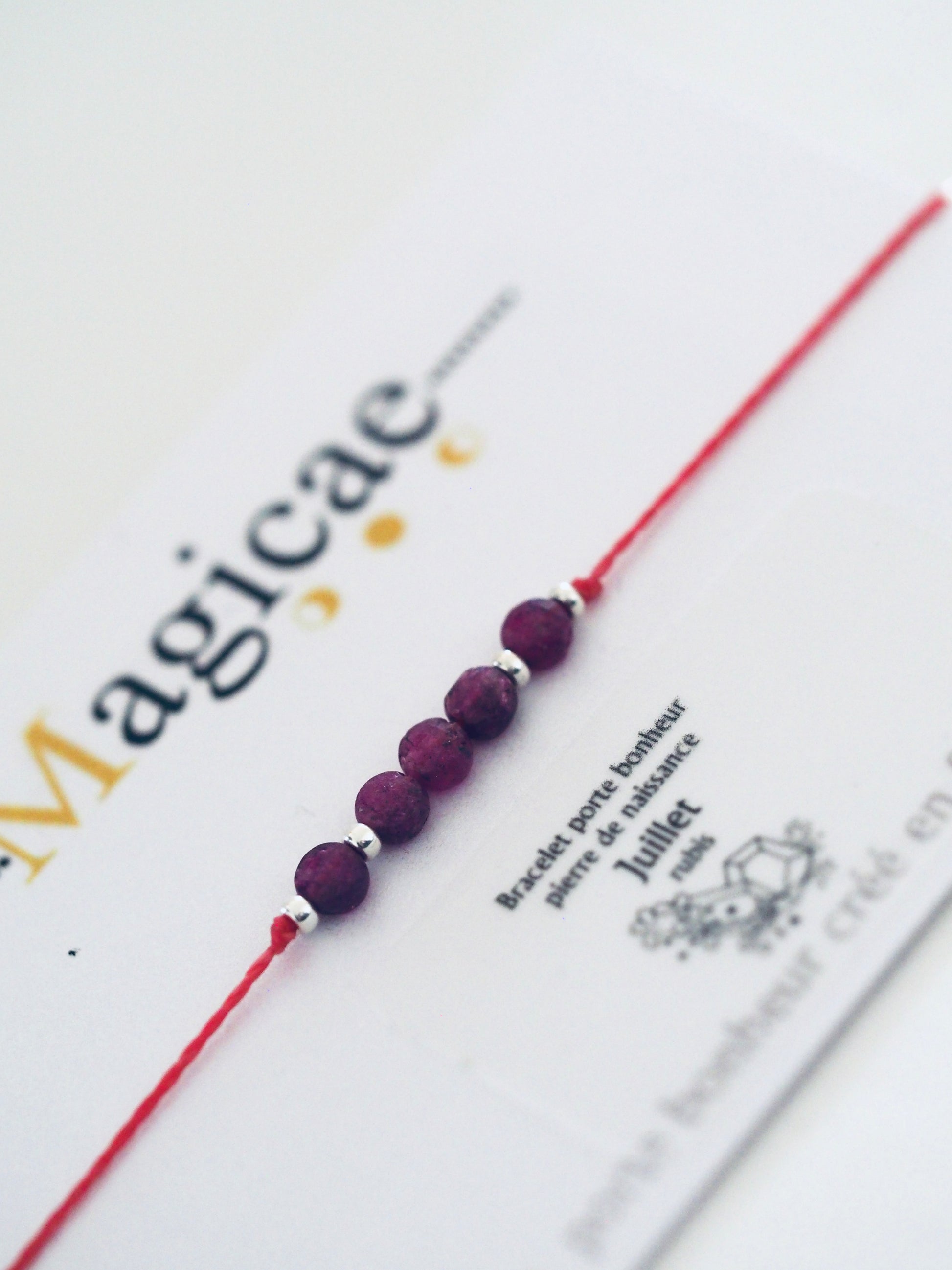 bracelet pierre de naissance JUILLET - Magicae