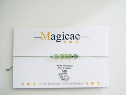 bracelet pierre de naissance AOUT - Magicae