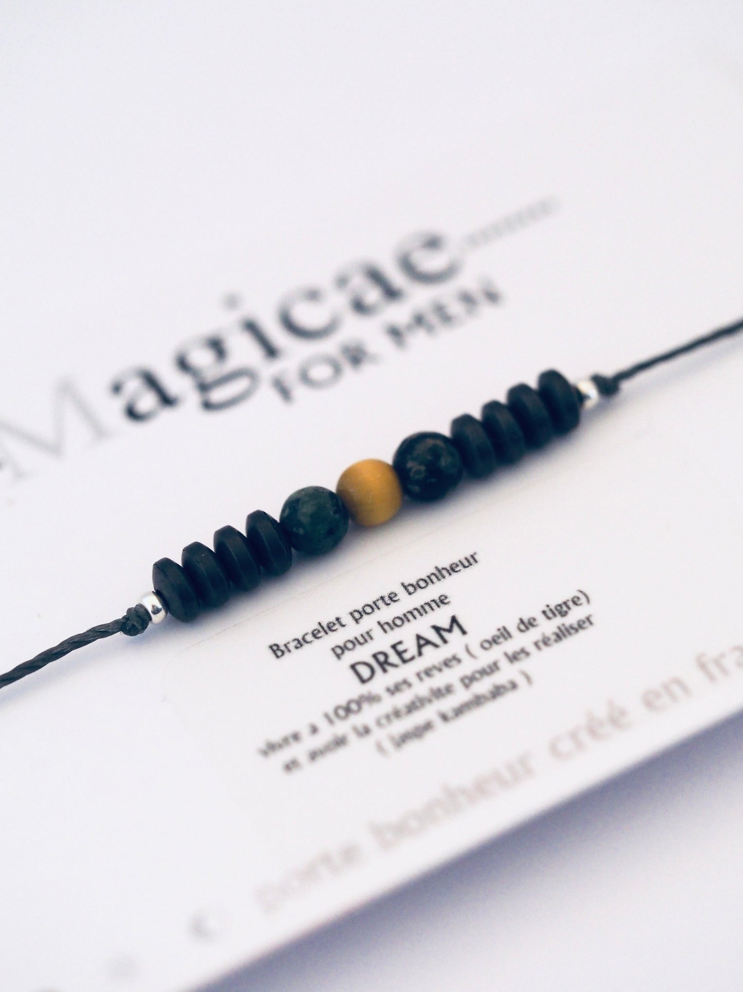 Bracelet porte bonheur HOMME : DREAM - Magicae