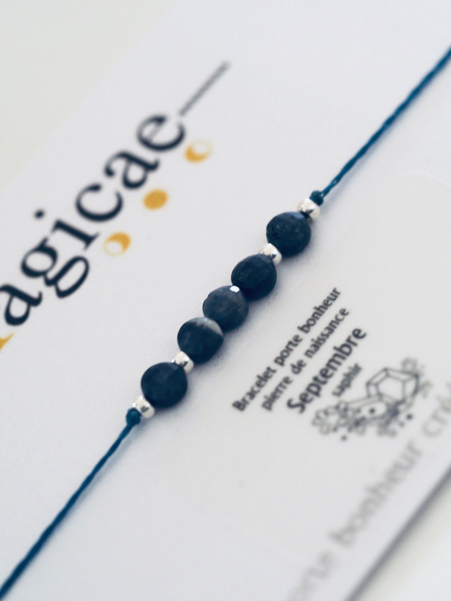 bracelet pierre de naissance SEPTEMBRE - Magicae
