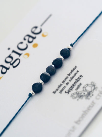 bracelet pierre de naissance SEPTEMBRE - Magicae