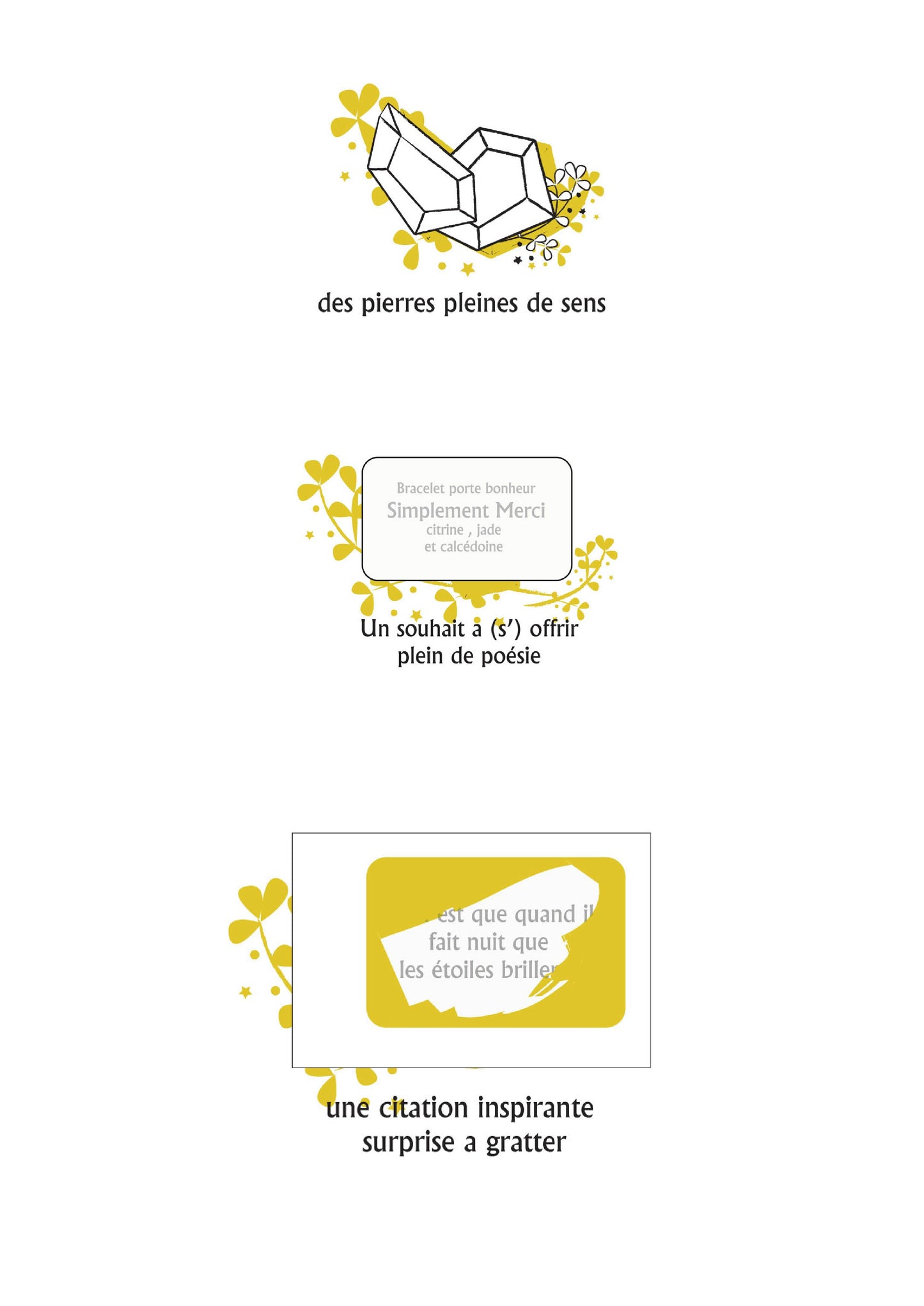 bracelet pierre de naissance OCTOBRE - Magicae