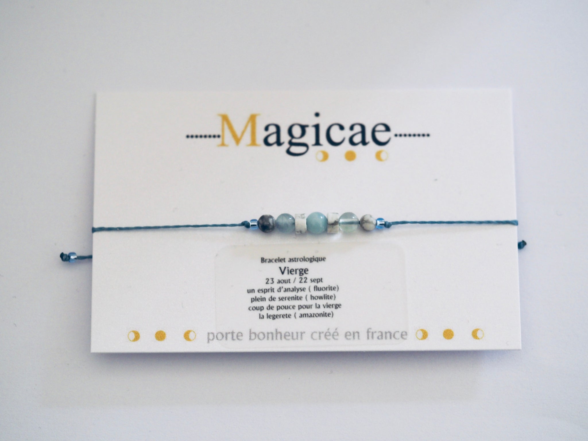 Bracelet astrologique vierge - Magicae