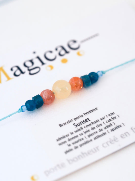 Bracelet porte bonheur SUNSET - Magicae