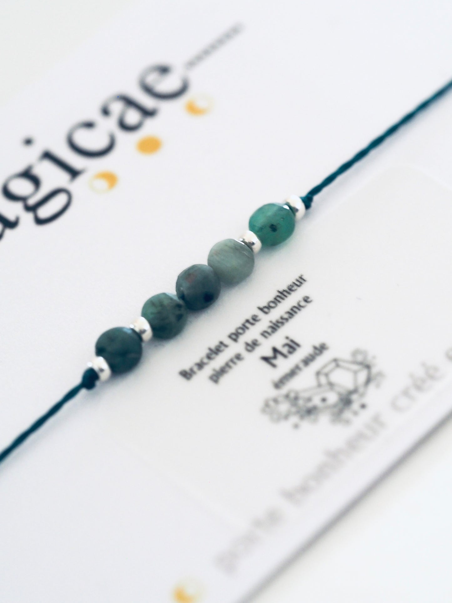 bracelet pierre de naissance MAI - Magicae
